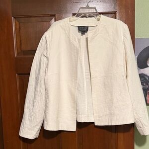 Lafayette 148 New York Off-White Blazer Size 16